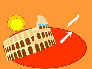 Calcolo della distanza grafica: Distanza tra Roma e Milano